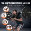 VEVOR Safety Squat Bar, 1,500 LBS Fitness Squat Bar, Safety Squat Bar Attachment with Shoulder and Arm Pads, 32mm Diameter Weight Bar