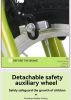 FKZNPJ 18 inch sporty kids bike with training wheels and stand Adjustable saddle Suitable for boys and girls aged 5-10 years tall Height 39-49 inches