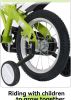 FKZNPJ 18 inch sporty kids bike with training wheels and stand Adjustable saddle Suitable for boys and girls aged 5-10 years tall Height 39-49 inches